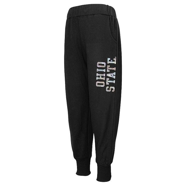 Girls 4-6x Ohio State Buckeyes Shimmering Harem Pants, Girl's, Size: L (6x), Multicolor
