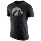 Men's Nike Iowa Hawkeyes Triblend Stamp Tee, Size: Small, Oxford