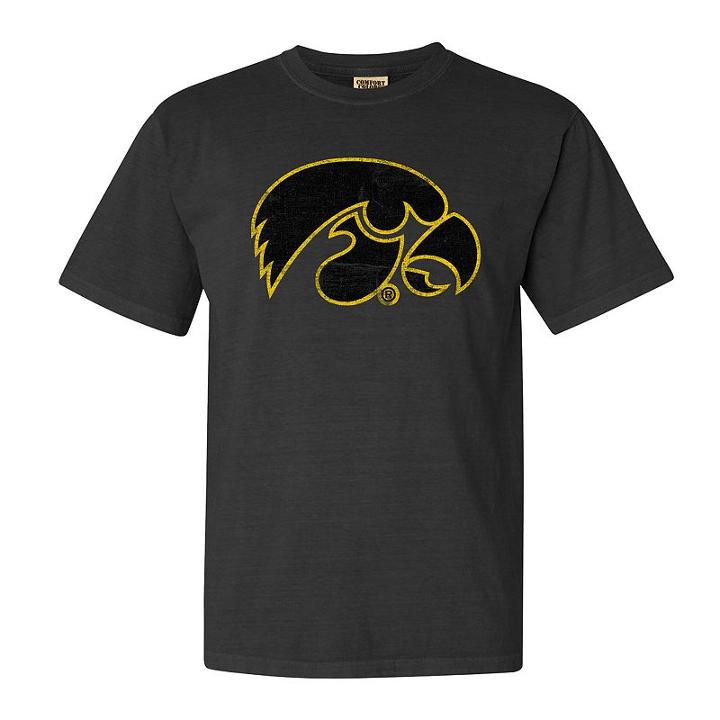 Men's Iowa Hawkeyes Logo Comfort Tee, Size: Medium, Ovrfl Oth