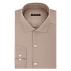 Men's Van Heusen Slim-fit Lux Sateen No-iron Dress Shirt, Size: 16-32/33, Dark Beige