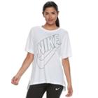 Women's Nike Sportswear Swoosh Graphic Tee, Size: Xl, White