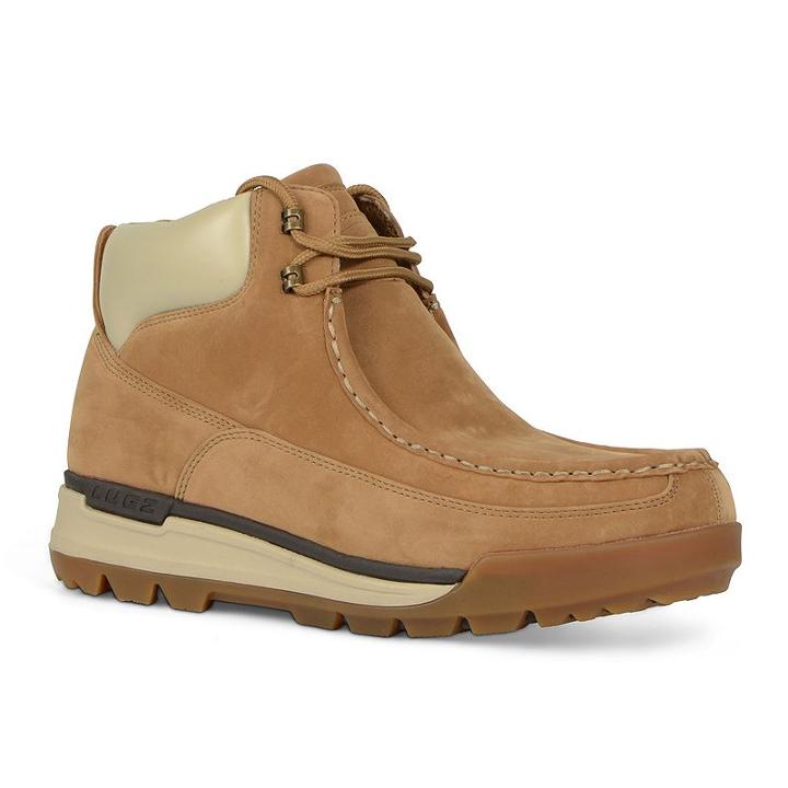 Lugz Breech Men's Moc-toe Boots, Size: 10.5, Yellow
