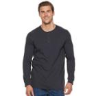Men's Sonoma Goods For Life&trade; Modern-fit Flexwear Henley, Size: 4xb, Grey
