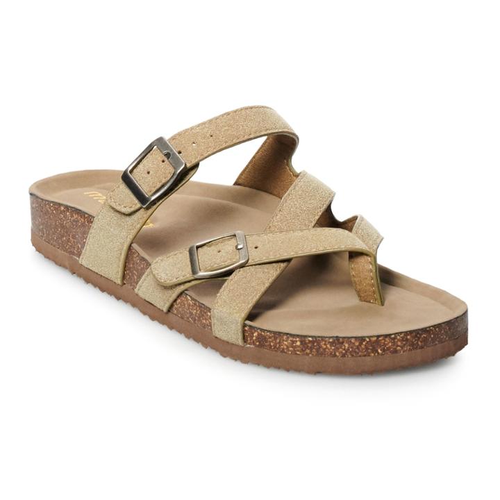 Madden Nyc Bunny Women's Footbed Sandals, Size: Medium (9), Lt Beige