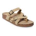 Madden Nyc Bunny Women's Footbed Sandals, Size: Medium (9), Lt Beige