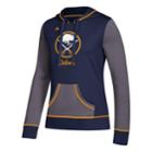 Women's Adidas Buffalo Sabres Script Pullover Hoodie, Size: Small, Blue (navy)