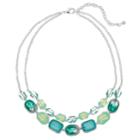 Napier Teal Double Strand Collar Necklace, Women's, Blue