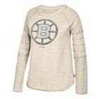 Women's Ccm Boston Bruins Finished Raglan Fleece, Size: Small, Grey