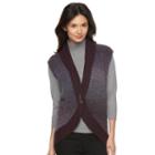 Women's Woolrich Roundtrip Wool Blend Boucle Sweater Vest, Size: Xl, Med Purple