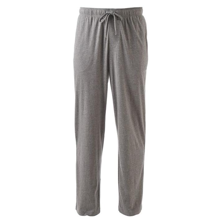 Men's Croft & Barrow&reg; True Comfort Knit Lounge Pants, Size: Large, Black