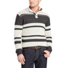 Men's Chaps Classic-fit Mockneck Sweater, Size: Large, Grey
