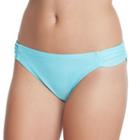 Mix And Match Solid Bikini Bottoms, Girl's, Size: Large, Light Blue
