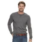 Men's Sonoma Goods For Life&trade; Modern-fit Double-knit Tee, Size: Medium, Dark Green