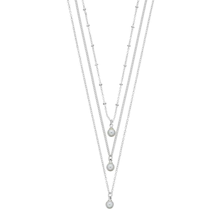 Lc Lauren Conrad Simulated Pearl Multi Strand Necklace, Women's, White
