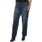 Plus Size Apt. 9&reg; Pull-on Straight-leg Jeans, Women's, Size: 24 W, Black