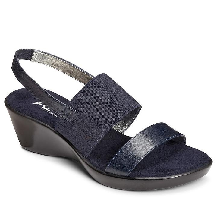 A2 By Aerosoles Eyesight Slingback Wedge Sandals - Women, Size: Medium (6.5), Med Yellow