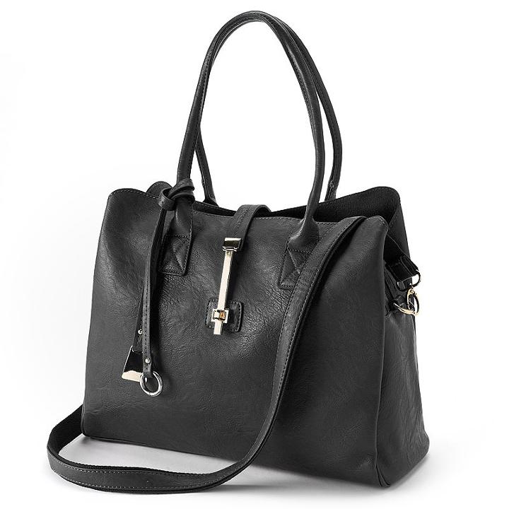Mellow World Jasmine Convertible Satchel, Women's, Black