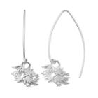 Dayna U South Carolina Gamecocks Sterling Silver Hook Earrings, Women's, Grey