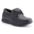 Grabbers Runabout Men's Esd Slip-resistant Boat Shoes, Size: 9.5 Wide, Black