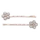 Lc Lauren Conrad Simulated Flower Bobby Pin Set, Women's, Light Red