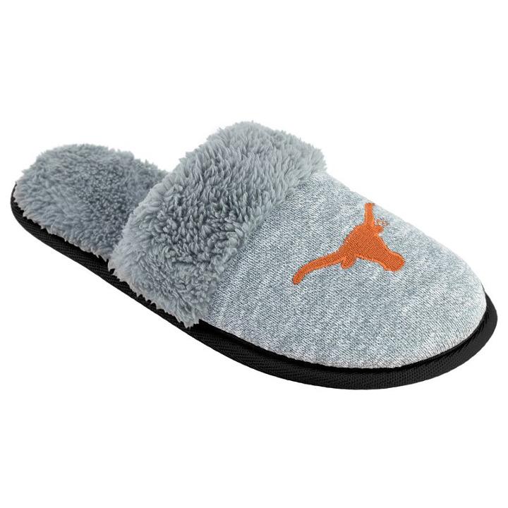 Women's Texas Longhorns Sherpa-lined Clog Slippers, Size: Medium, Grey