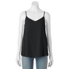 Juniors' Pink Republic Lined Swing Tank Top, Girl's, Size: Medium, Black