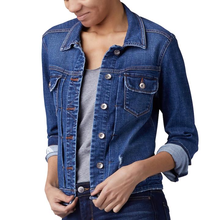 Women's Lee Holden Jean Jacket, Size: Xl, Dark Blue