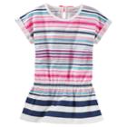 Girls 4-8 Oshkosh B'gosh&reg; Striped Drop-waist Tunic, Size: 4, White