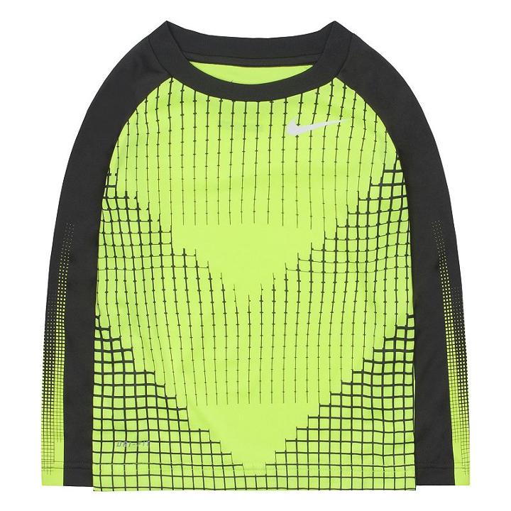 Boys 4-7 Nike Chevron Squares Dri-fit Raglan Tee, Boy's, Size: 6, Green