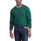 Men's Chaps Regular-fit Crewneck Sweater, Size: Medium, Green