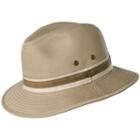 Stetson Durango Garment-washed Twill Safari Hat - Men, Size: Large, Beig/green (beig/khaki)