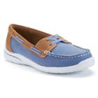 Croft & Barrow&reg; Women's Lightweight Boat Shoes, Size: Medium (8), Light Blue
