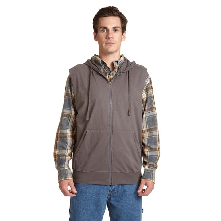 Men's Stanley Classic-fit Zippered Hoodie, Size: Xxl, Grey (charcoal)