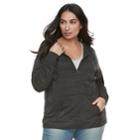 Plus Size Sonoma Goods For Life&trade; Hoodie, Women's, Size: 3xl, Black