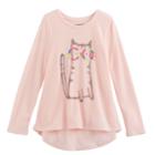 Girls 4-10 Jumping Beans&reg; High-low Tunic, Size: 8, Brt Pink