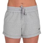 Women's Skechers Soft French Terry Shorts, Size: Medium, Med Grey