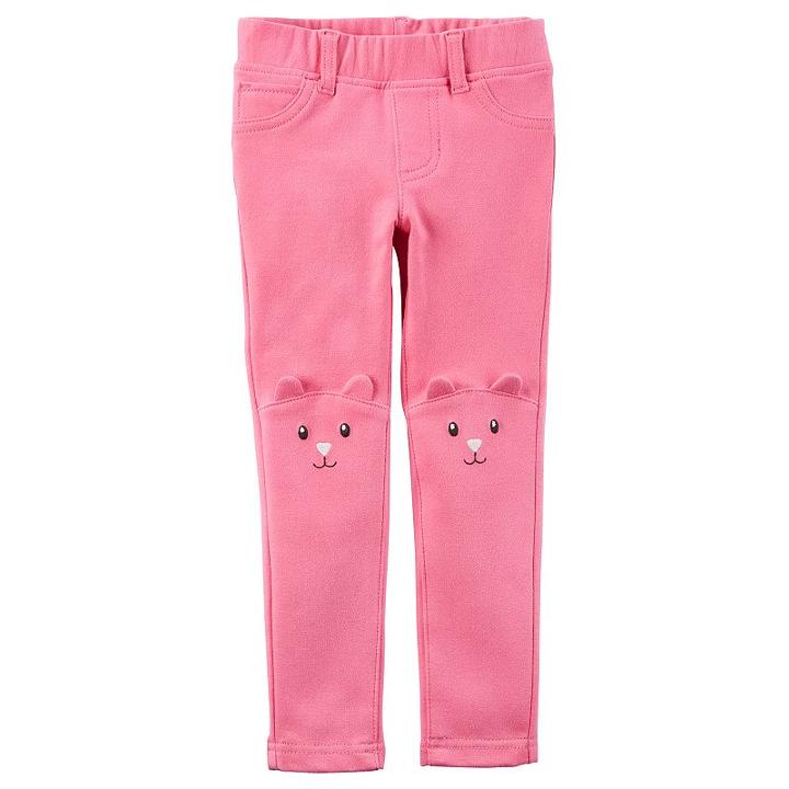 Girls 4-8 Carter's Character Pants, Size: 6, Pink