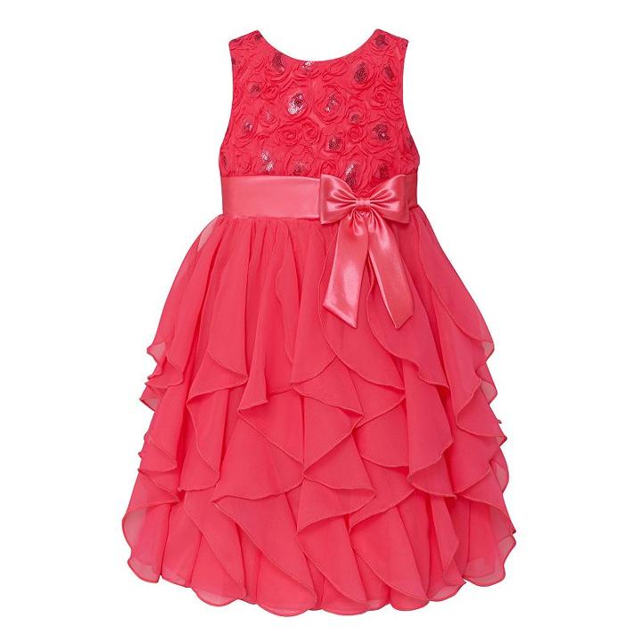 Girls 7-16 & Plus Size American Princess Corkscrew Dress, Size: 10, Med Pink