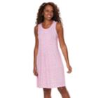 Petite Croft & Barrow&reg; Pintuck Sleeveless Dress, Women's, Size: L Petite, Med Pink