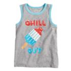 Boys 4-10 Jumping Beans&reg; Chill Out Graphic Tank Top, Size: 7, Blue