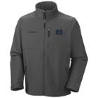 Columbia Notre Dame Fighting Irish Ascender Softshell Jacket - Men, Size: Xl, Light Grey
