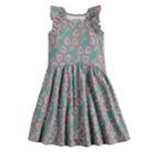 Girls 4-10 Jumping Beans&reg; Flutter Sleeve Pattern Dress, Size: 10, Med Grey