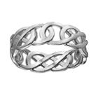 Sterling Silver Celtic Knot Ring, Women's, Size: 11, White