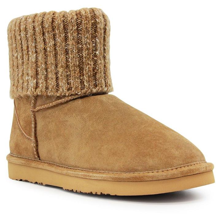 Lamo Empire Women's Water-resistant Boots, Girl's, Size: 7, Brown