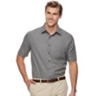 Big & Tall Croft & Barrow&reg; Regular-fit Easy-care Microfiber Button-down Shirt, Men's, Size: Xl Tall, Dark Grey