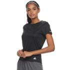 Women's Adidas Running Short Sleeve Tee, Size: Small, Black