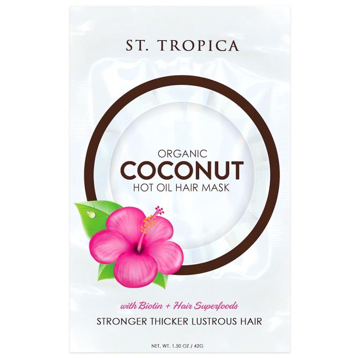 St. Tropica Organic Coconut Hot Oil Hair Mask, Multicolor