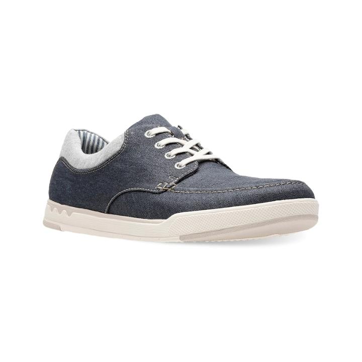 Clarks Step Isle Men's Sneakers, Size: Medium (10), Dark Blue