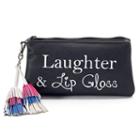 Candies&reg; Tassel Dual-entry Coin Pouch, Women's, Black