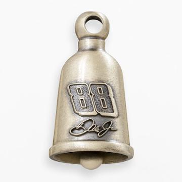 Insignia Collection Nascar Dale Earnhardt Jr. Brass 88 Biker Bell Pendant, Adult Unisex, Grey